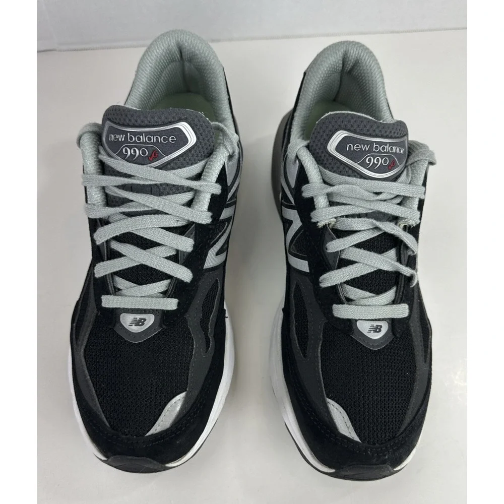 New Balance 990V6 Black Suede Shoes W990BK6 Sneakers Women’s Size 9 B USA Made - Picture 2 of 16